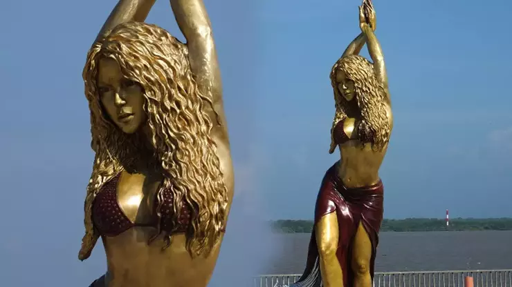 Kolombiya’da dev Shakira heykeli